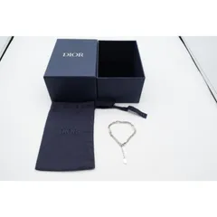 Dior ディオール CD ICON チェーンリンク ブレスレット Ag925 シルバー B2162HOMST▽Y3003