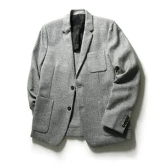 【新品】 Ami Alexandre Mattiussi × MOON ／ アミ アレクサンドル マテュッシ × ムーン　ジャケット ポーランド製 ツイード ウール 英国生地 グレー アミアレクサンドルマテュッシ Ami Paris アミパリス ｜ 秋冬のサムネイル