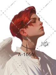 A-1656 メンズ ステッカー sticker 素材 コラージュ collage シール achashop