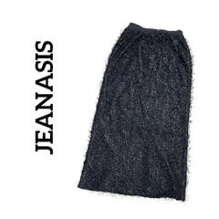 【美品】JEANASIS(ジーナシス) フリンジロングスカート レディース