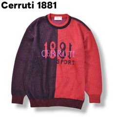 zC1171【L】CERRUTI 1881 セーター チェック柄 カシミヤ - メルカリ