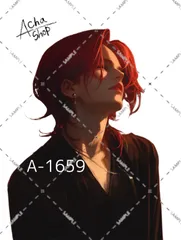 A-1659 メンズ ステッカー sticker 素材 コラージュ collage シール achashop