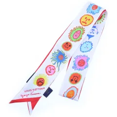 LOUIS VUITTON (ルイヴィトン) バンドーBB YK×フェイス シルク マルチカラー スカーフ M78312