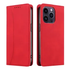 【人気商品】本革に近い手触り 手帳型ケース Max Pro (レッド) 14 iPhone Baby Panda