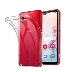 【人気商品】TPU素材 透明 保護カバー クリア 【ELMK】クリスタル ソフトケース Galaxy Galaxy SM-A215U A21 A21 A21 ギャラクシー サムスン 対応 ケース Samsung