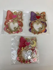 【広店】3種 ステンドグラス風チャーム　一番くじ 劇場版 美少女戦士セーラームーンEternal Let’s party! F賞【723-3252】