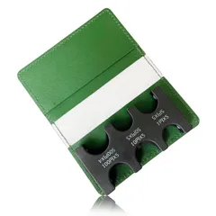 コインケース レザー 本革 財布 メンズ 小銭入れ コインホルダー 付き コンパクトサイズ で 収納に便利 (グリーン)