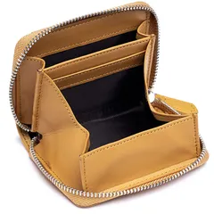 小銭入れ コインケース メンズ 財布 本革 カードケース カード入れ 大容量 牛革 (ブラウン/ブラウン)