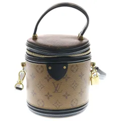 LOUIS VUITTON (ルイヴィトン) モノグラムリバース カンヌ 2WAYバッグ ショルダーバッグ ハンドバッグ ブラウン×ブラック レザー×PVC M43986 ゴールド金具