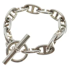 HERMES (エルメス) Chaine d'Ancre GM シェーヌダンクル GM 12コマ チェーンブレスレット シルバー