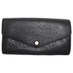 LOUIS VUITTON (ルイヴィトン) モノグラムアンプラント ポルトフォイユサラ ロングウォレット 長財布 ブラック ノワール レザー M61182 ゴールド金具