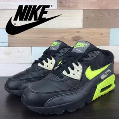 NIKE AIR MAX 90 LTR ナイキ エア マックス 90 レザー ブラック ボルト 黒 蛍光 イエロー 23cm U08788 833412-023