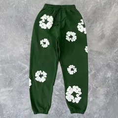 正規並行輸入品 Denim Tears デニムティアーズ スウェットパンツ ロングパンツ 花柄 メンズ レディース ユニセックス