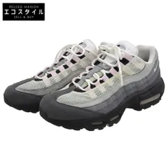 NIKE ナイキ エアマックス95 プレミアム スニーカー シューズ メンズ グレー ピンク 27.5cm CJ0588-001 9.5(US)