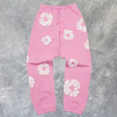 正規並行輸入品 Denim Tears デニムティアーズ スウェットパンツ ロングパンツ 花柄 メンズ レディース ユニセックス