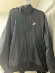 ナイキ ブラック ウィンドブレーカー ジャケット