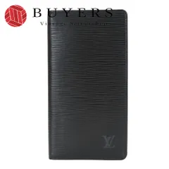 【中古】 ルイ・ヴィトン 札入れ ポルトクレトカルディ エピレザー ノワール ブラック マチあり 小物 メンズ 男性 LOUIS VUITTON