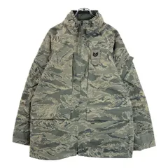 00年代 米軍実物 U.S.AIRFORCE USAF APECS GORETEX パーカージャケット ミリタリー UCPカモ グリーン(メンズ MEDIUM SHORT)中古 古着 V1654