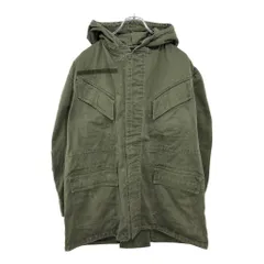 70年代 ベルギー軍 M-64 フィールドジャケット ヴィンテージ アウトドア ユーロ ミリタリー オリーブ(メンズ 7F)中古 古着 v2390