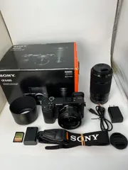 ◆シャッター数:1,650回・美品◆ SONY α6400 ダブルレンズキット SONY α6400 ダブルズームレンズキット ブラック 格安レンタル] SONY