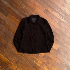 EARTHY MODE 00s Velours Pleated Design Shirt Polyester Fabric Mのサムネイル