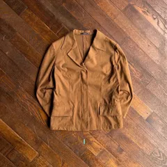 ROPE 00s Light-Weight Suede Jacket Japan Made Synthetic Fabric M相当のサムネイル