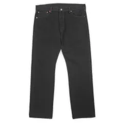 リーバイス Levi's 00s Y2K 2000年代 501 ブラックデニムパンツ ジーンズ 定番 ストレート 505 550 後染め 先染め USA ヴィンテージ アメリカ 古着 メンズ ズボン パンツ 黒 W36 L32【中古】