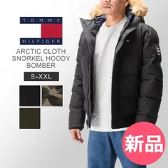 【新品】 トミーヒルフィガー Tommy Hilfiger ダウン ジャケット アウター 中綿 アークティック クローズ スノーケル フーディー ボンバー 159AP863 メンズ ARCTIC CLOTH S XXLサイズ [TH9-51]