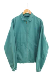 ラルフローレン RalphLauren 80s 90s 三角タグ スウィングトップ Made in USA 80's 90's コットンブルゾン USA製 ジャケット グリーン Mサイズ 103MT-3602