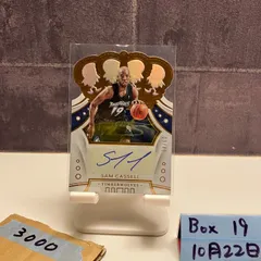2019-20 Panini Crown Royale Sam Cassell 13/49 直筆サインカード Minnesota Timberwolves カード