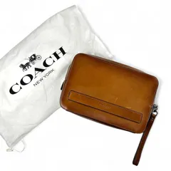 COACH コーチ/ オールレザー セカンドバッグ クラッチバッグ 93527