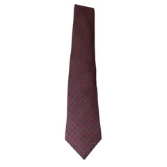 ZM1673【美品】HERMES PARIS エルメス ネクタイ ホースシュー柄 シルク100% グレー