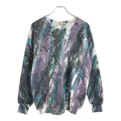 80年代 USA製 FRUIT OF THE LOOM ペンキ フルーツオブザルーム スウェット マルチカラー(メンズ L)中古 古着 v3714