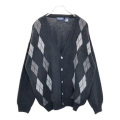 古着 レトロビンテージ 【ブリティッシュ】アーガイル柄 カシミヤ 