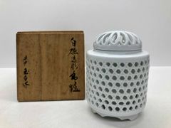 瀧田項一 ☆『 白磁貼文大壺』☆ 共箱付 【サイン本付】 - メルカリ