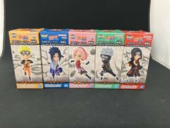 [전 5종 세트] 밴프레스트 NARUTO-나루토-질풍전 월드 콜렉터블 피규어