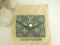 ルイヴィトン ポルトフォイユゾエ M68665 モノグラムLVポップ青 3折ミニ財布 未使用@TN2129
