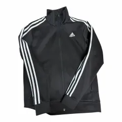 アディダス 3本線 トラック ジャケット ブラック