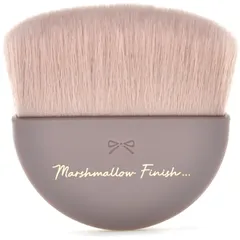 キャンメイク マシュマロフィニッシュパウダーブラシ ラウンドブラシ マット肌仕上げ ブラウン 1個 (x 1)