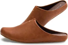 [フロンティア] “歩くを考えた スリッパ room's ルームズ メンズ レディース 室内 来客用 ルームシューズ キャメル M 22.5-24.5cm