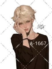 A-1667 メンズ ステッカー sticker 素材 コラージュ collage シール achashop