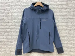 mont-bell モンベル クラッグパーカ Men's 1106727 ナイロン シェルパーカー 防風 撥水 サイズS ブルー