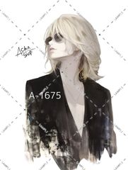 A-1675 メンズ ステッカー sticker 素材 コラージュ collage シール achashop