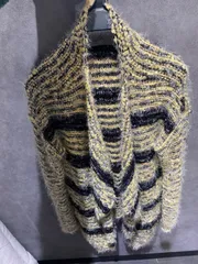 ボーダー　カーディガン　羽織　XSーSサイズ