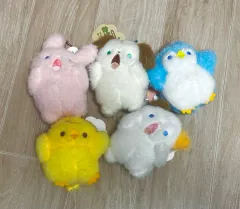 あなただけの応援妖精動物ぬいぐるみキーホルダー 5種 うさぎ 犬 猫 ペンギン ひよこ