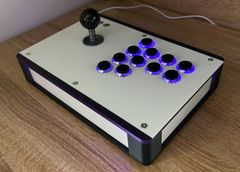 限定1台】 QANBA Pearl アケコン L3,R3 ボタン増設カスタム 新品三和