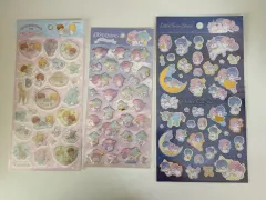 まとめ売り キキ&ララ リトルツインスターズ シール ステッカー 3種