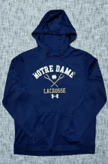 UNDER ARMOUR アンダーアーマー Notre Dame 起毛 フーディー L ネイビー (送料無料※メルカリshop取引では対象外)