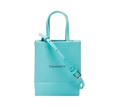 TIFFANY & CO. 2way mini shopper logo shoulder leather bag ティファニー 2way ミニ ショルダー バッグ
