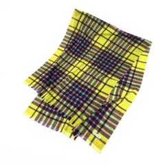 Vivienne Westwood ヴィヴィアンウエストウッド マフラー  オーブ刺繍/チェック柄/カシミア100％    マルチカラー ユニセックス / 240001174485